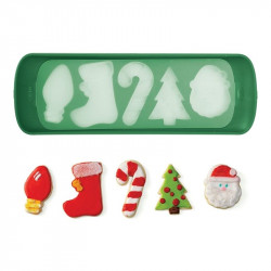 3D Christmas Cookie Cutter and Stencil