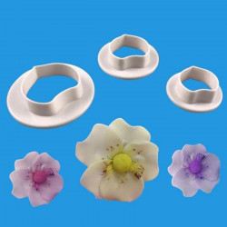 Wild Rose Shape Fondant Cutter