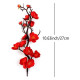 Artificial Plum Blossoms Flower Stick (Set of 3)