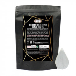 Shimmering Silver Sugar Paste (900 Gms) - Confect