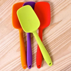 Full Silicone Spatula Spoon - 1 Piece (21.5 Cm X 4.7 Cm )