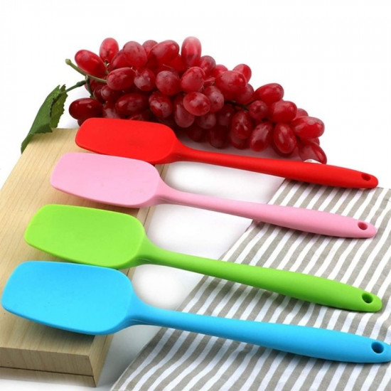 Full Silicone Spatula Spoon - 1 Piece (27.8 Cm X 6 Cm )