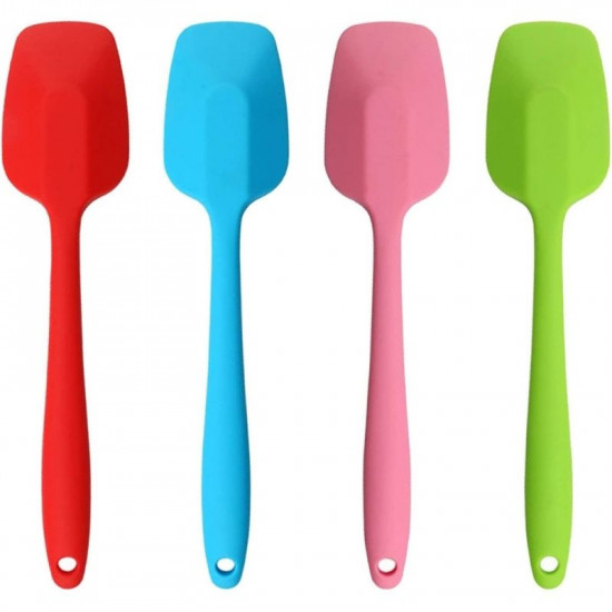 Full Silicone Spatula Spoon - 1 Piece (27.8 Cm X 6 Cm )