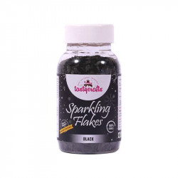 Black Sparkling Flakes - Tastycrafts